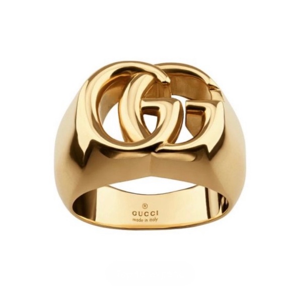 Gucci Other - New Authentic Gucci 18k Gold GG Ring Size 10.25